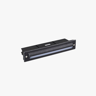 Ray Éclairage Escalier Extérieur Rectangulaire Simple, Métal/Acrylique, Noir, Escalier