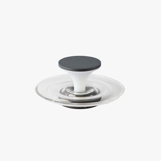 Ray Lampe Extérieure au Sol Rond Simple, Métal/Acrylique, Noir, Jardin