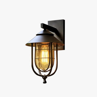 Silva Applique Murale Lanterne Vintage, Métal/Verre, Balcon