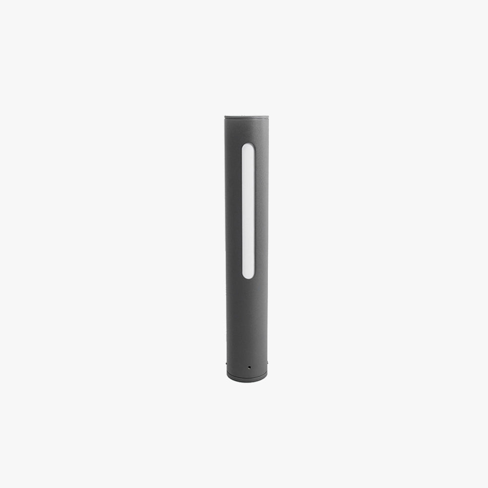 Ray Minimaliste LED Lampadaire Noir Métal/Acrylique Extérieur
