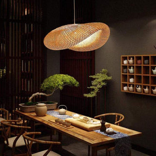 Kareno Suspension Nuage Bohème. Bambou. Bois. Salon-Luire