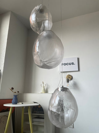 Liquid Glass Stone Pendant Light-Neutral Decor