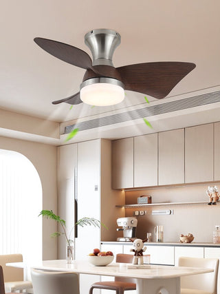Plafonnier Ventilateur Aureon Moderne en Bois