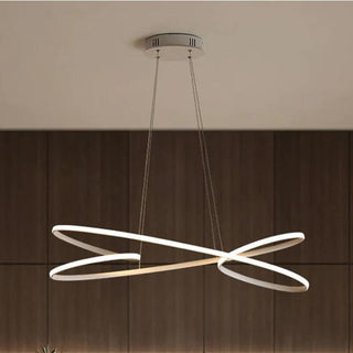 Arisha Luminaires Suspension Papillon LED Moderne Métal Salle à manger