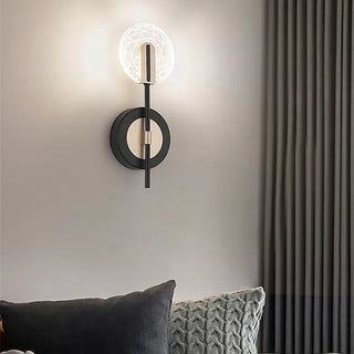 Arisha Applique Murale Métal Led Ronde Moderne, Salon