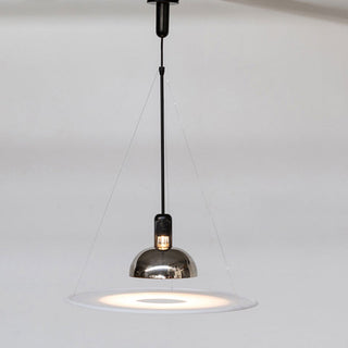 Arisha Suspension LED Moderne Métal/Acrylique Chromé/Noir