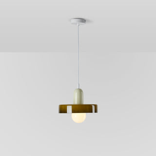 Ravelix Suspension Ronde Vintage Verre Salon-Luire