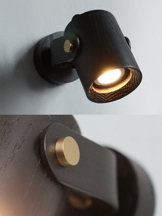 Brinka Wood Wall Spotlight-Neutral Decor