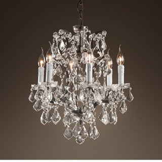 Silva Lustre décoratif Moderne, Métal/Cristal,  Rouille, Salon