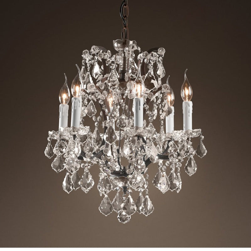 Silva Lustre décoratif Moderne, Métal/Cristal,  Rouille, Salon