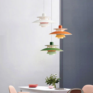Sorel Suspension Macaron avec Abat-Jour. 15 Coloris-Luire