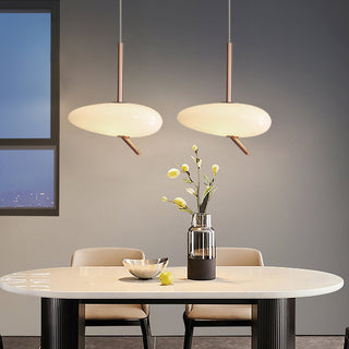 Valentina Suspension Moderne Galets Acrylique Métal Salon