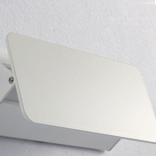 Ray Applique Murale Rectangulaire Moderne, Métal,  Blanc, Jardin