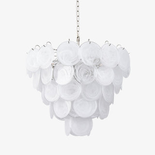 Aurora Lustre en Verre de Murano Blanc
