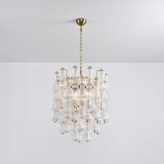 Aurora Lustre Murano Verre Florale Cascade
