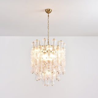 Aurora Lustre Murano Verre Florale Cascade