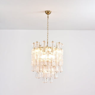 Aurora Lustre Murano Verre Florale Cascade