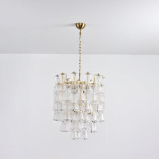 Aurora Lustre Murano Verre Florale Cascade