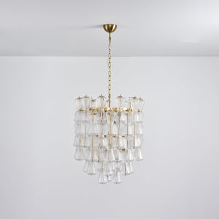 Aurora Lustre Murano Verre Florale Cascade
