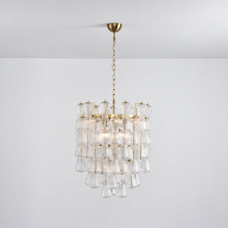 Aurora Lustre Murano Verre Florale Cascade