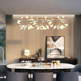 Lustra Lustre LED À Branches Longues Et Linéaires Artistiques-Luire