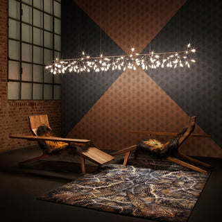 Lustra Lustre LED À Branches Longues Et Linéaires Artistiques-Luire