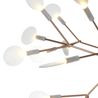 Lustra Lustre LED À Branches Longues Et Linéaires Artistiques-Luire
