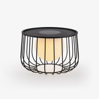Rowan Cage Solar Lantern Outdoor Lamp-Neutral Decor