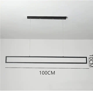 Ray Lampe suspendue moderne à revêtement LED minimaliste pour salle à manger