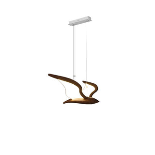 Lyvynia Lampe Suspendue en Bois Organique