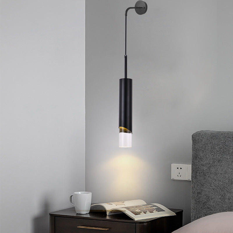 Ray Applique Murale LED Moderne Métal/Acrylique Noir/Or Chambre