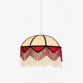 Cremisi Fringe Dome Pendant Light-Neutral Decor