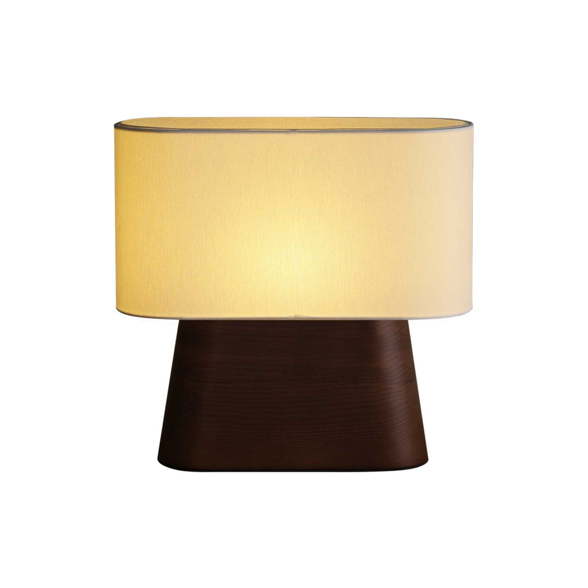Grashen Lampe de Table en Bois Et Tissu
