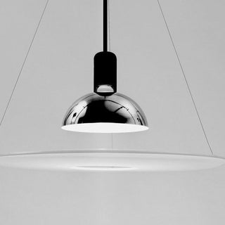 Arisha Suspension LED Moderne Métal/Acrylique Chromé/Noir