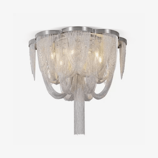 Chain Tassel Ceiling Light-Neutral Decor
