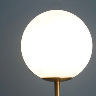 Valentina Design Lampadaire Bulle Simple Métal/Acrylique Doré Salon
