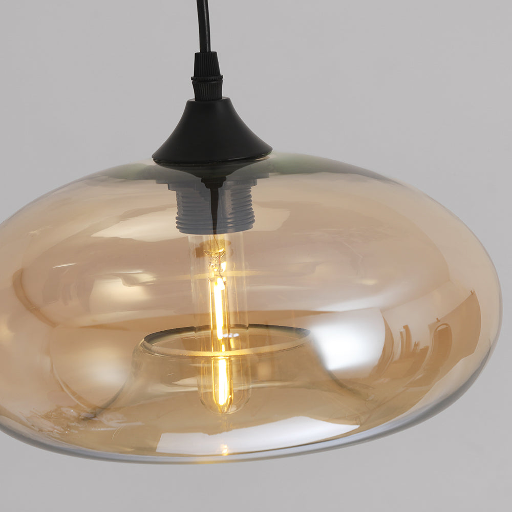 Nostel Lampes Suspendues en Verre Modernes Nordiques Chambre à Coucher-Cielum