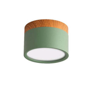Lumex Petit Plafonnier Led Multicolor Bois Nordique. Couloir-Luire