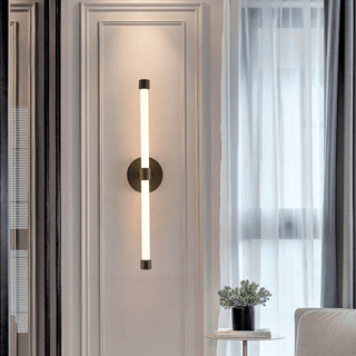 Voske Applique Murale Tube Vertical Minimaliste Laiton