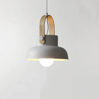 Valentina Vintage Suspension Noir/Orange Métal/Bois Chambre à coucher