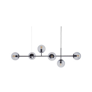 Lustra Suspension Orb Laiton Verre Pour Salon
