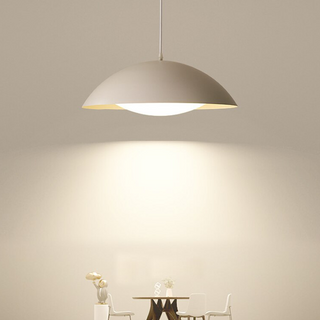 Valentina Suspension Moderne Minimaliste Blanc Métal Salle à Manger