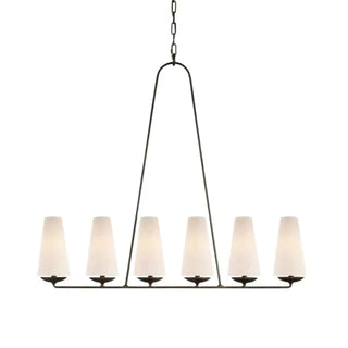 Silva Lustre LED Moderne Design, Métal/Tissu, Noir/Or, Salle à Manger