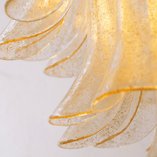 Aurora Lustre en Verre Ambre