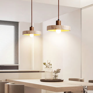 Evvynor Travertin Pendentif Lumière