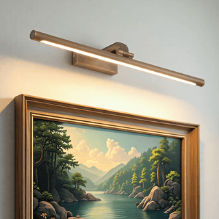 Geth Cadre Doré Applique Murale Rechargeable