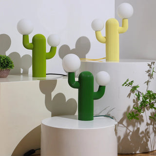 Playline Cactus Table Lamp-Neutral Decor