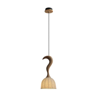 Colire Créativité Tordu Bois Suspension Lumière