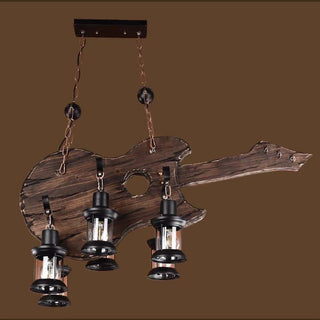 Epoch Vintage LED Suspension Métal/Bois Salon Salle à manger Salon
