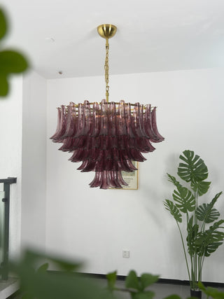 Amethyst Bloom Chandelier-Neutral Decor